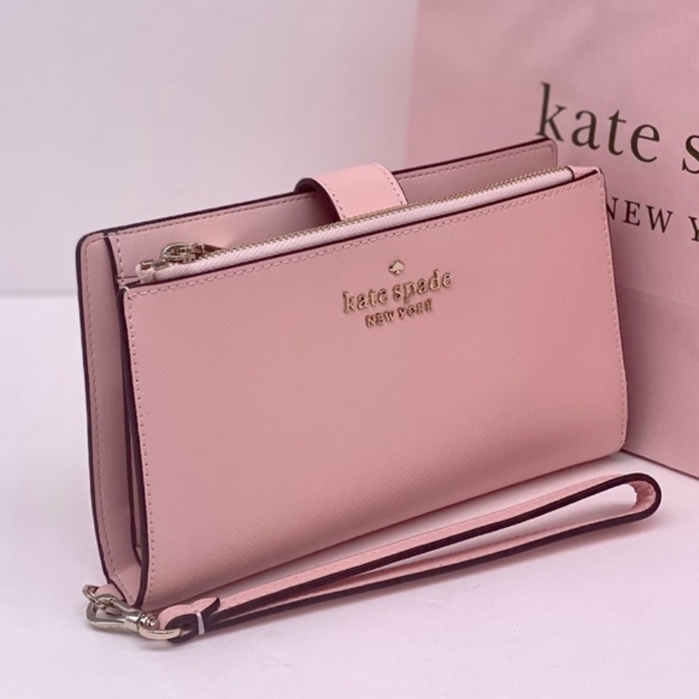 Kate Spade Staci Phone Wallet Wristlet Pink